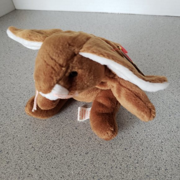 🐰Ears the bunny rabbit beanie baby Vintage 1995 w/Errors - Picture 3 of 9